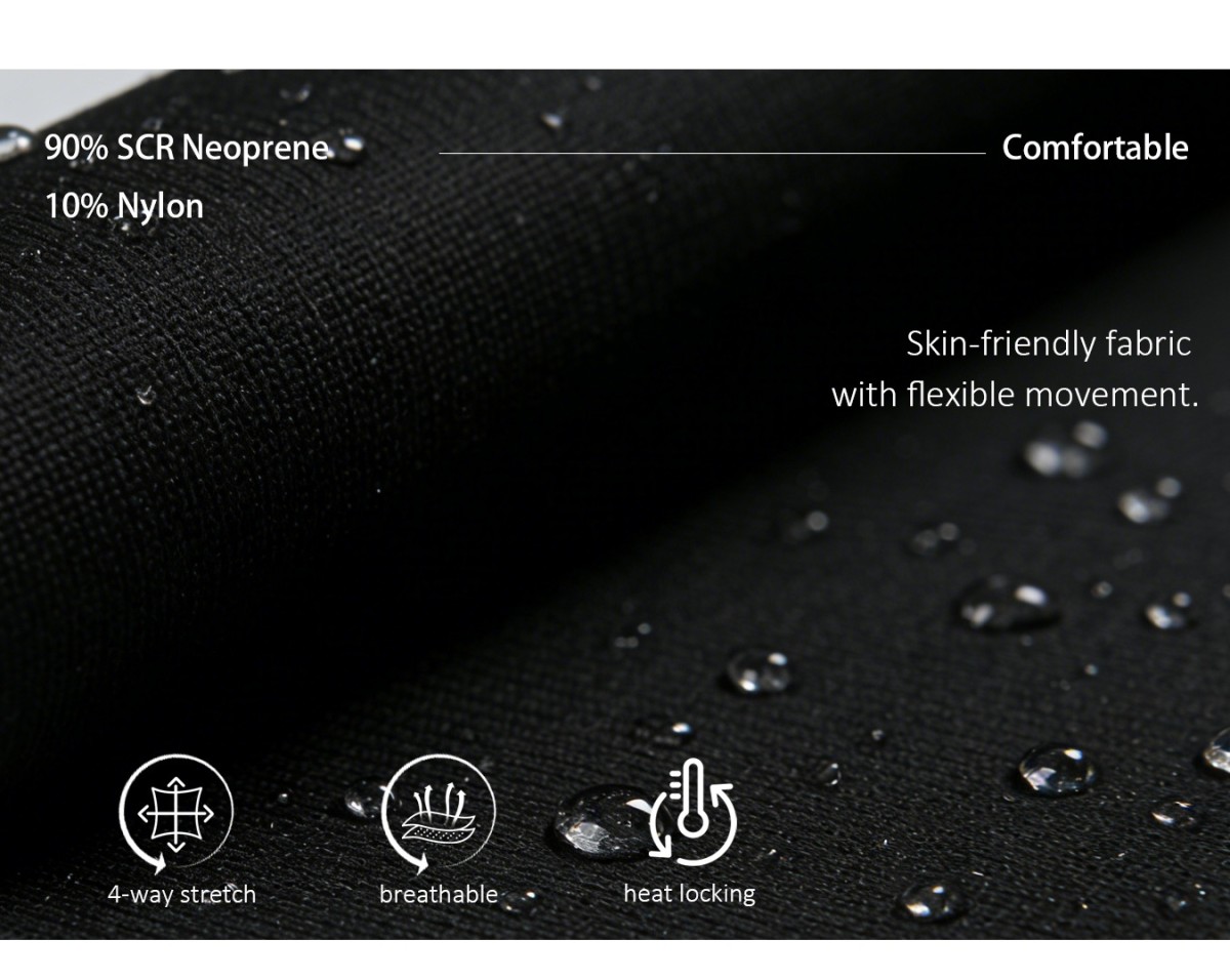 image_04 Men 2.5mm Neoprene Stretch Wetsuit Pants Knee Protection Diving Surf Leggings S-XXL