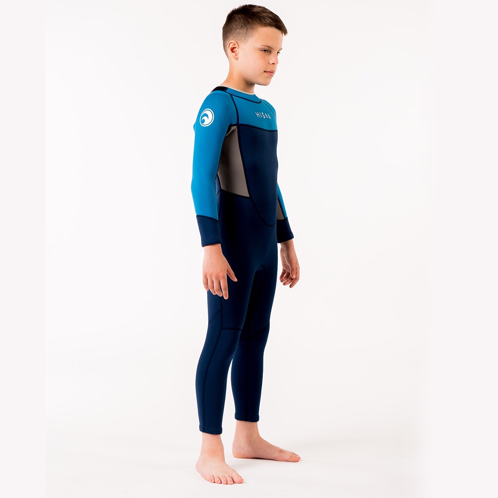 Kids Full Body Neoprene Wetsuit Boys Long Sleeve One Piece Diving Suit for Surfing Snorkeling Swimming XXS-XL