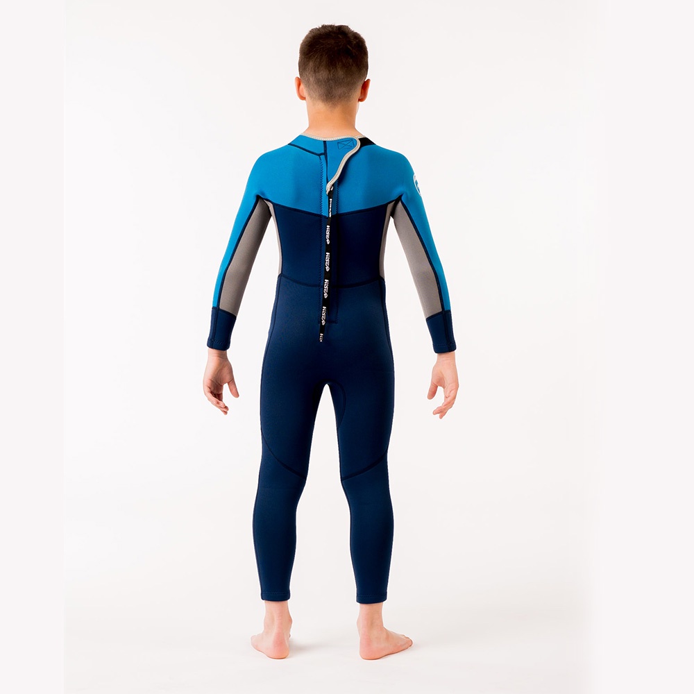 Kids Full Body Neoprene Wetsuit Boys Long Sleeve One Piece Diving Suit for Surfing Snorkeling Swimming XXS-XL