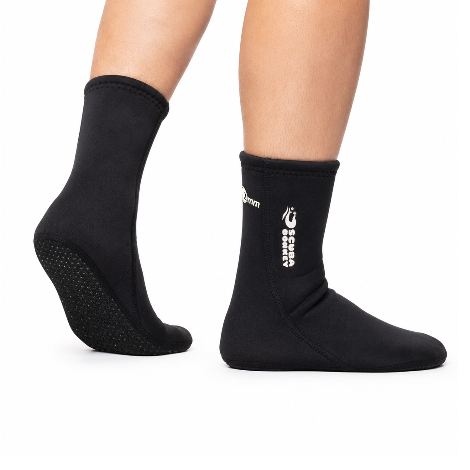 2mm Neoprene Water Socks, Anti‑Slip Beach Diving Socks for Adults