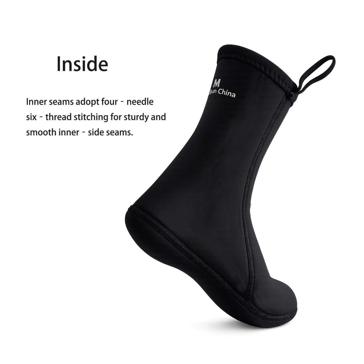 画板 4 2mm Neoprene Water Socks, Anti‑Slip Beach Diving Socks for Adults