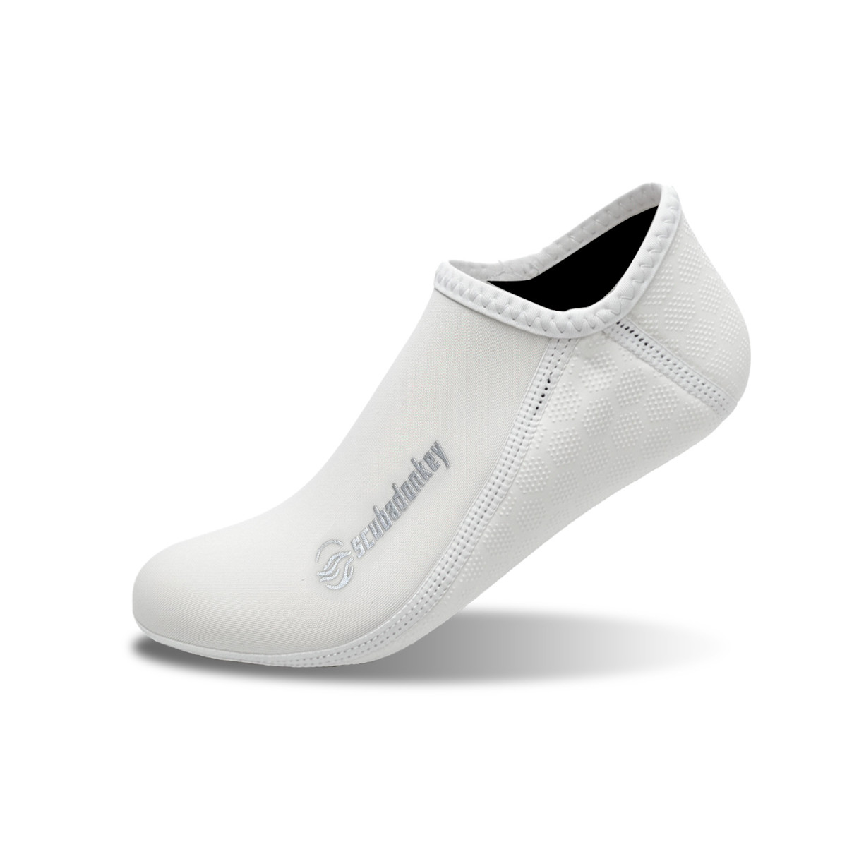 Scubadonkey anti‑slip neoprene water socks, men women white sand socks for beach diving surfing