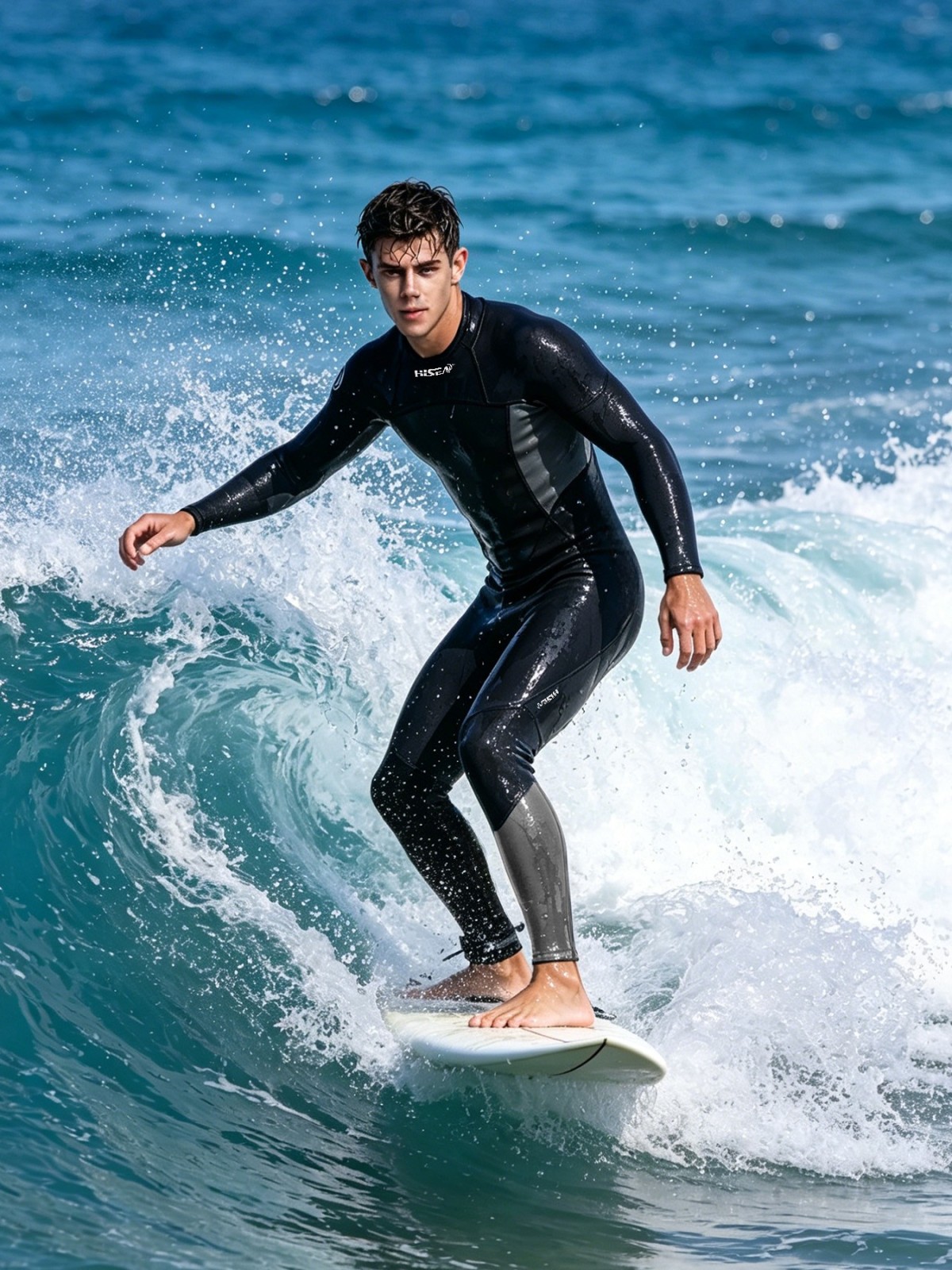 M091-1 1.5mm Men’s Full Wetsuit Neoprene Diving & Surfing Suit
