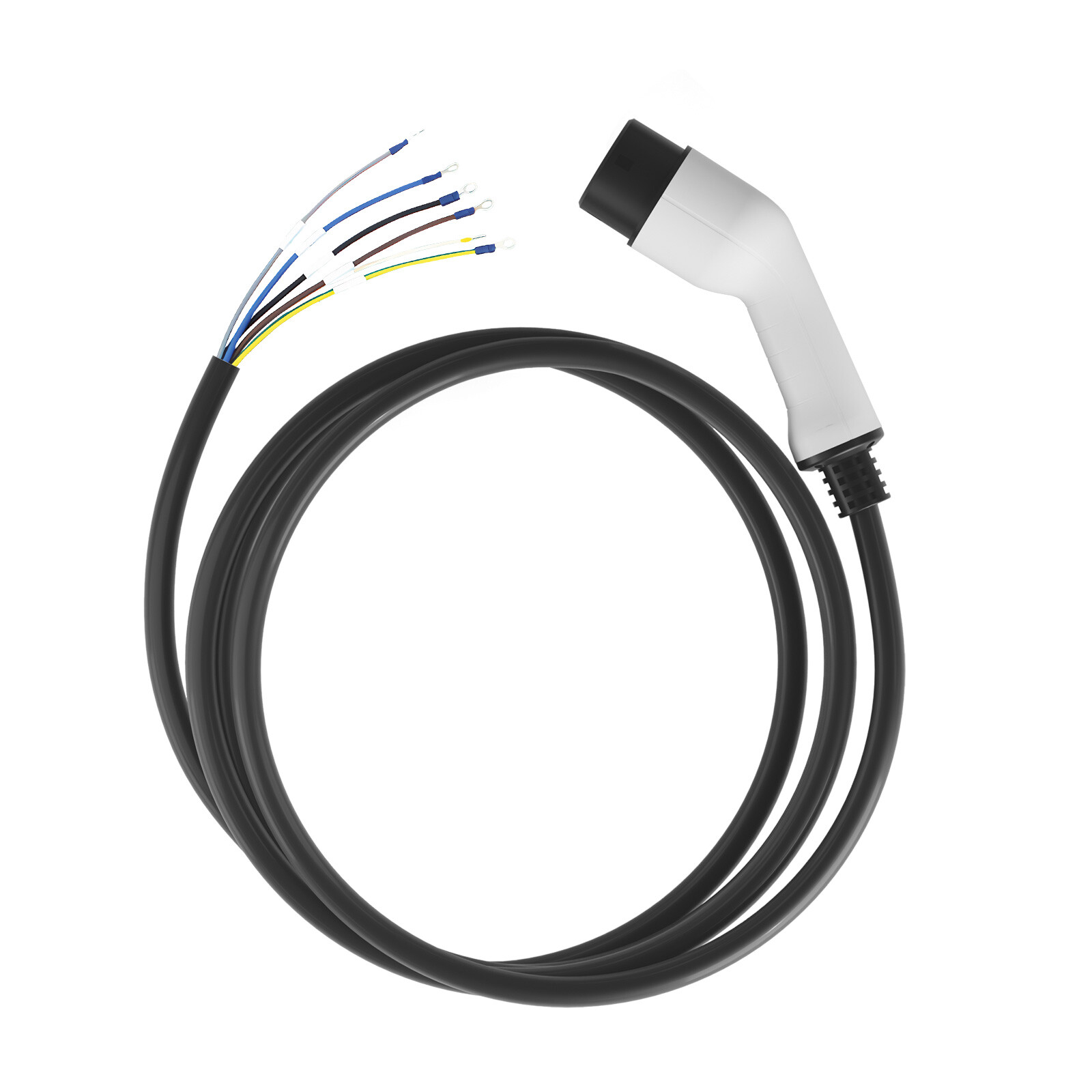 EVSEClub G1.0 Cable de carga para vehículos eléctricos de Tipo 2 a extremo abierto