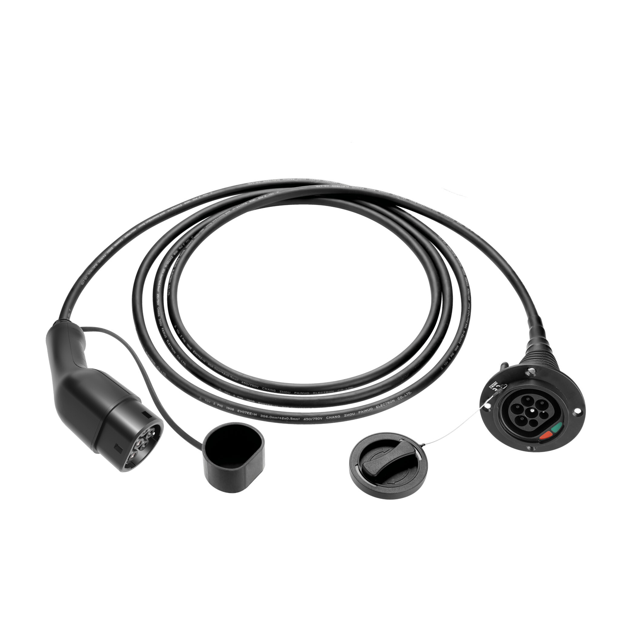 Cable de extensión EVSEClub Tipo 2 Máx. 22kw