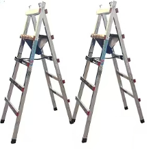 Stainless steel walking ladder