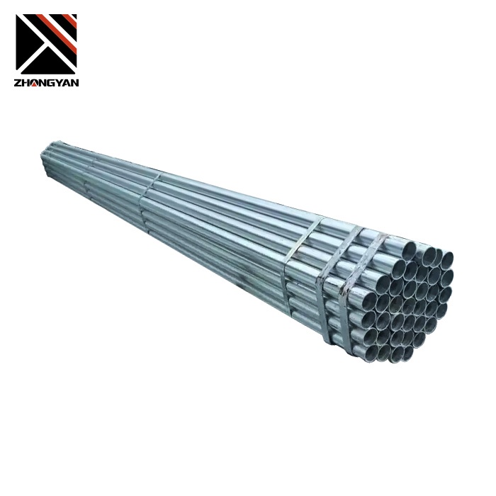 DX51D Galvanized Steel Round Pipe