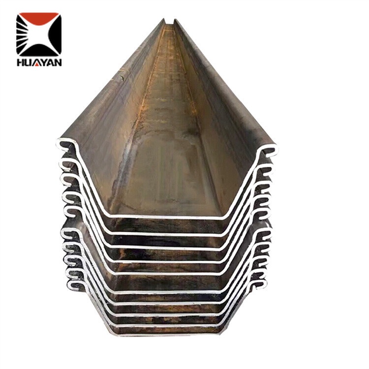 A53 Gr.A A656 Gr.50 خوازيق صفائح فولاذية على شكل U