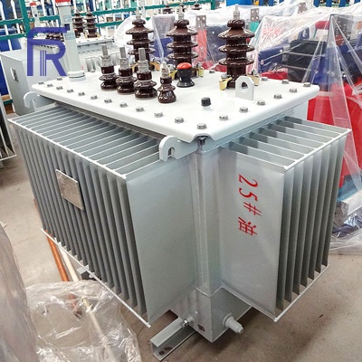 Transformateur de distribution électrique triphasé immergé dans l'huile S11 315kVA 10kv