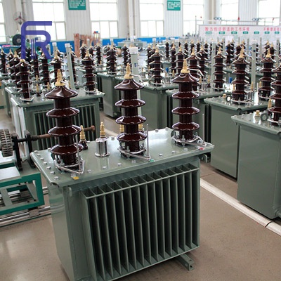 Transformador de Distribuição Elétrico Trifásico Imerso em Óleo S11 25kVA 30kV/0.4kV
