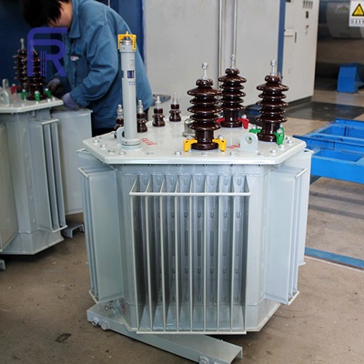 Transformador de núcleo enrolado 3D triangular S13-Mrl-50kVA 10kv