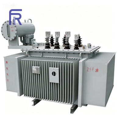 Transformador de distribuição elétrico trifásico imerso em óleo S11 2000kVA 10kv