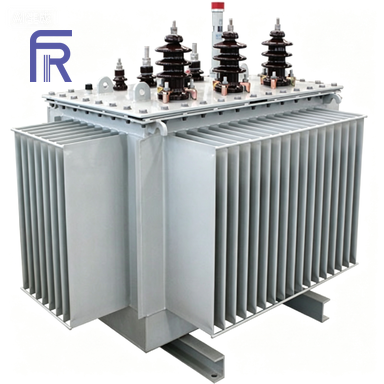 Transformador de distribuição elétrica trifásico imerso em óleo S11 250kVA 10kv