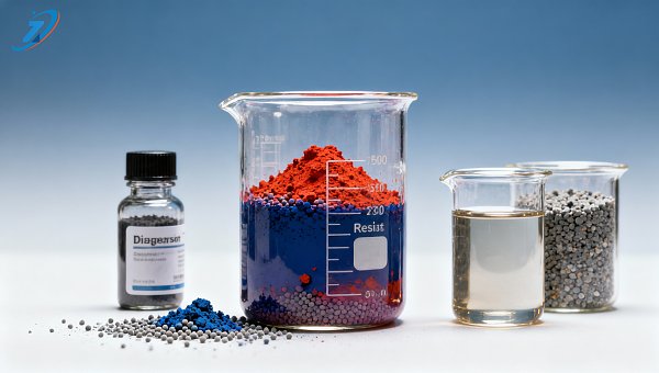 Quelles sont les causes d'une mauvaise dispersion des pigments même après un broyage fin ?