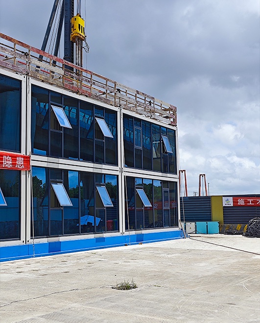 北仑 320㎡工地模块化临建办公室