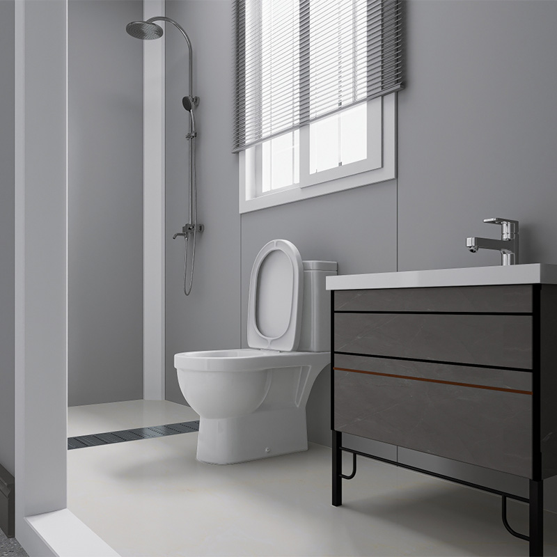 Baño interior con divisiones