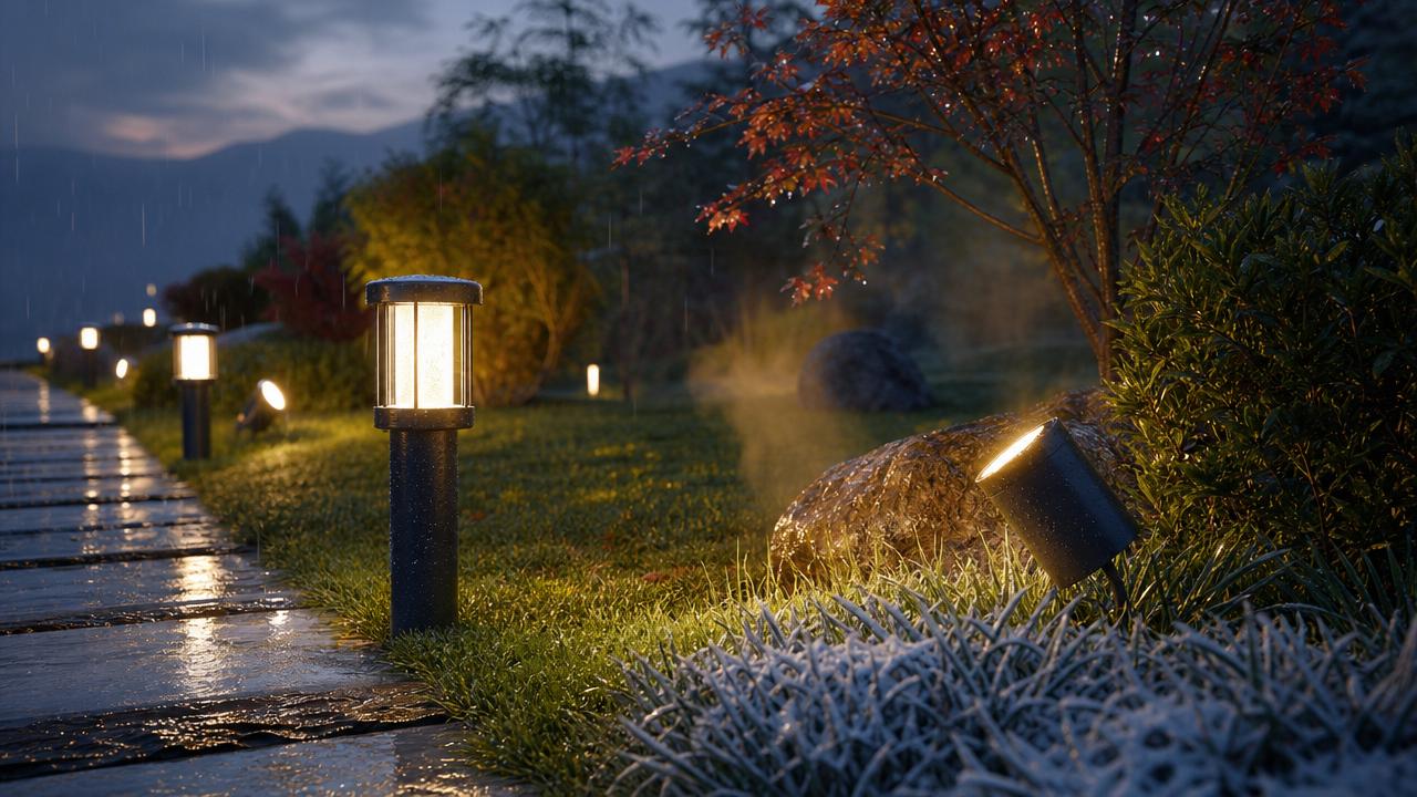 Comment les changements météorologiques saisonniers affectent les performances de l’éclairage LED de jardin et de pelouse