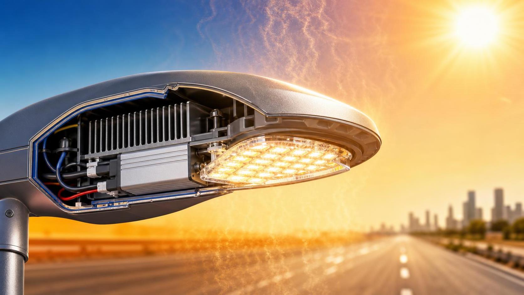 What causes LED street light drivers to fail early in hot climates