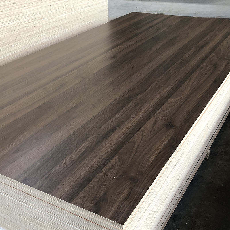 9-18mm 4x8 Double Sided Birch Veneer Wood Grain Melamine Faced E0 Certified Water Bedroom Kitchen Workshop