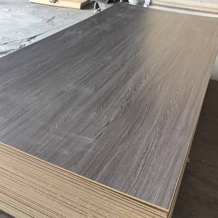 9-18mm 4x8 Double Sided Birch Veneer Wood Grain Melamine Faced E0 Certified Water Bedroom Kitchen Workshop
