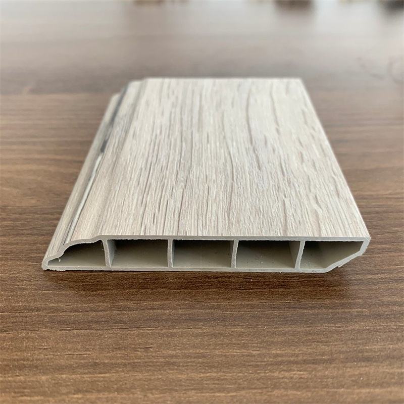Waterproof Fireproof Customized Color SPC PVC Skirting Boards for House in Door