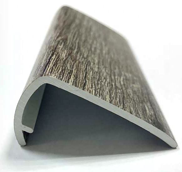 Plastic PVC Vinyl Stair Nose Molding-Waterproof Durable High Strength Anti-moth Flooring Accessory for Living Room