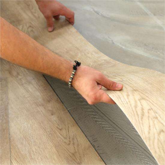 Wholesale Wood Stone Look Dry Back Glue Down LVT Flooring Luxury Vinyl Tile LVP Vinyl Plank Flooring for Apartments