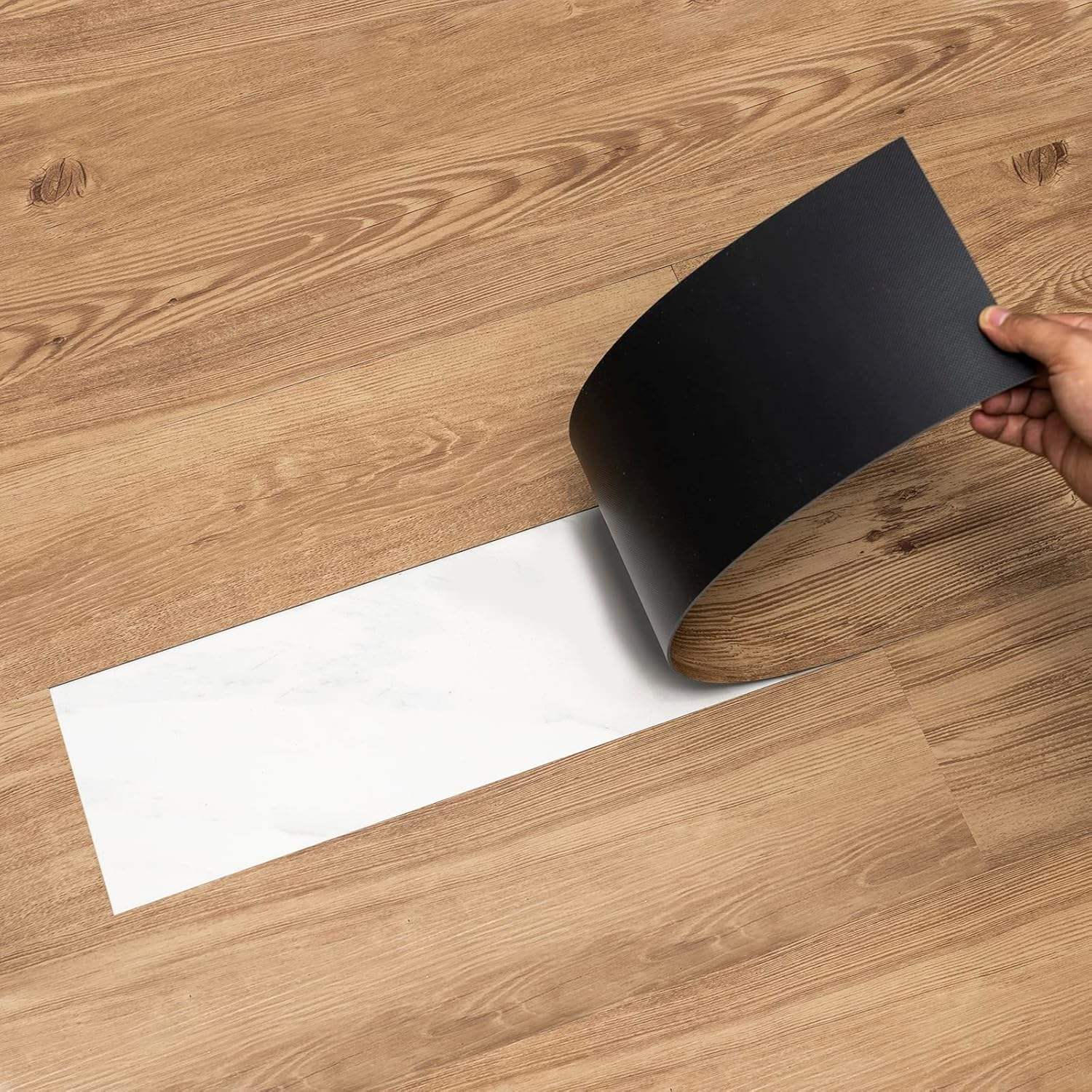 High Quality Self-Adhesive Modern Wood-Grain LVT Flooring for Home Office Mall Use Indoor Vinyl Thickened Wear Resistant