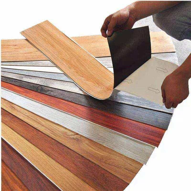 High Quality Self-Adhesive Modern Wood-Grain LVT Flooring for Home Office Mall Use Indoor Vinyl Thickened Wear Resistant