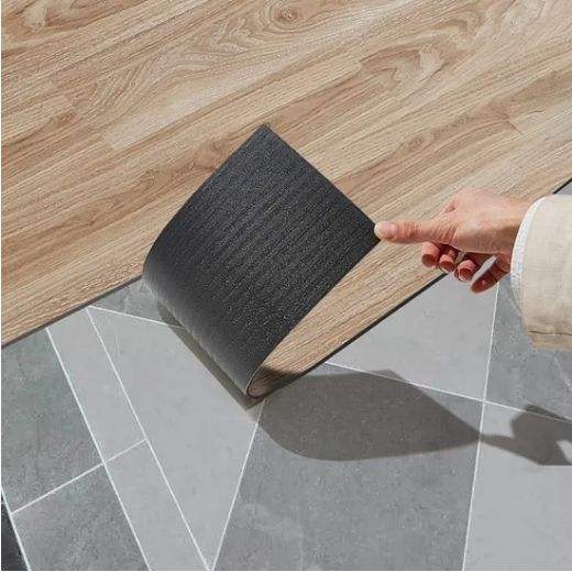 High Quality Self-Adhesive Modern Wood-Grain LVT Flooring for Home Office Mall Use Indoor Vinyl Thickened Wear Resistant