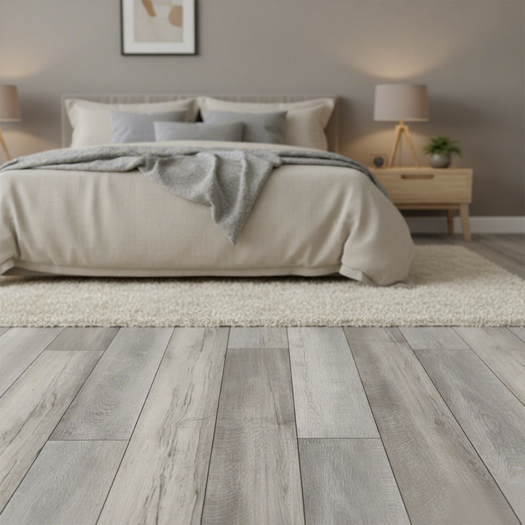 Kitchen Glue Down Plain Vinyl Plank Flooring Waterproof LVT for Office School Living Room & Indoor Use