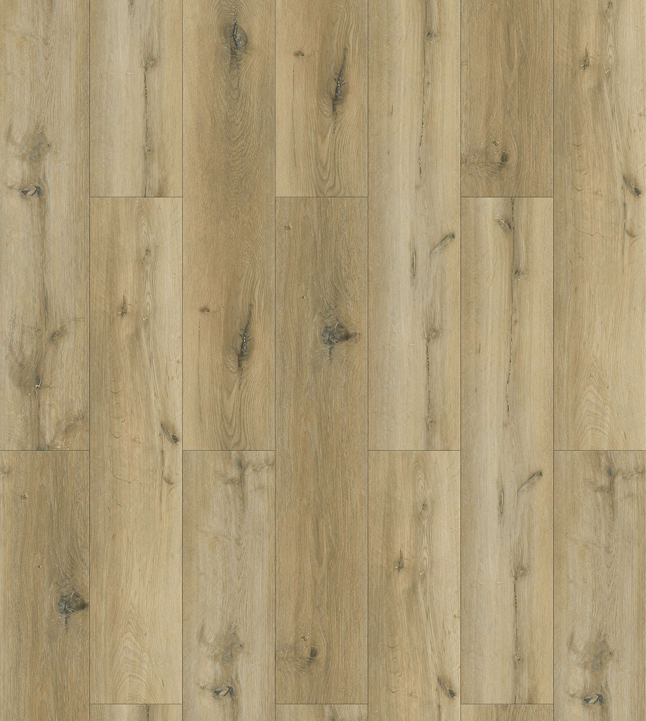 Light Oak SPC Vinyl Flooring Waterproof Click Lock Wear Resistant Floor for Living Room, Bedroom