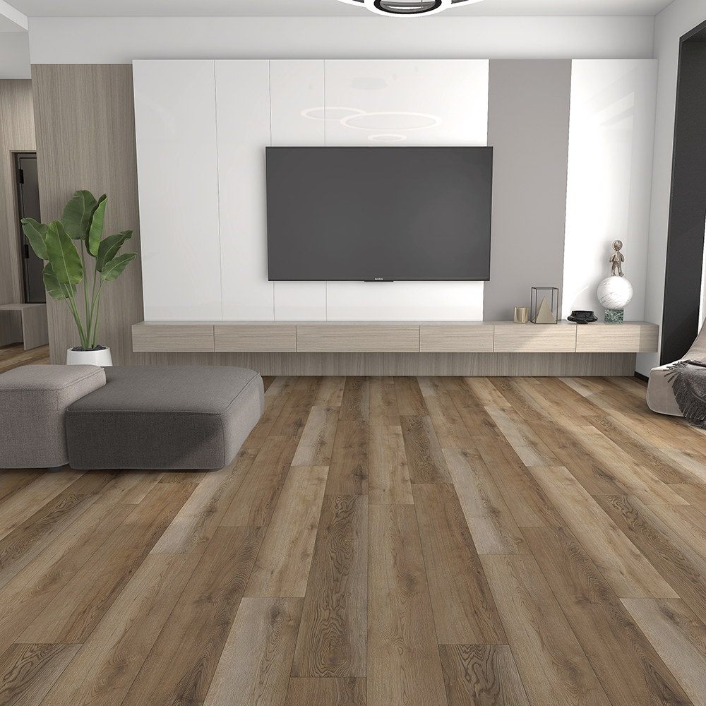  SPC Hybrid Waterproof Flooring Anti-Slip PVC Vinyl Interior Floor Easy Click Installation Made in China