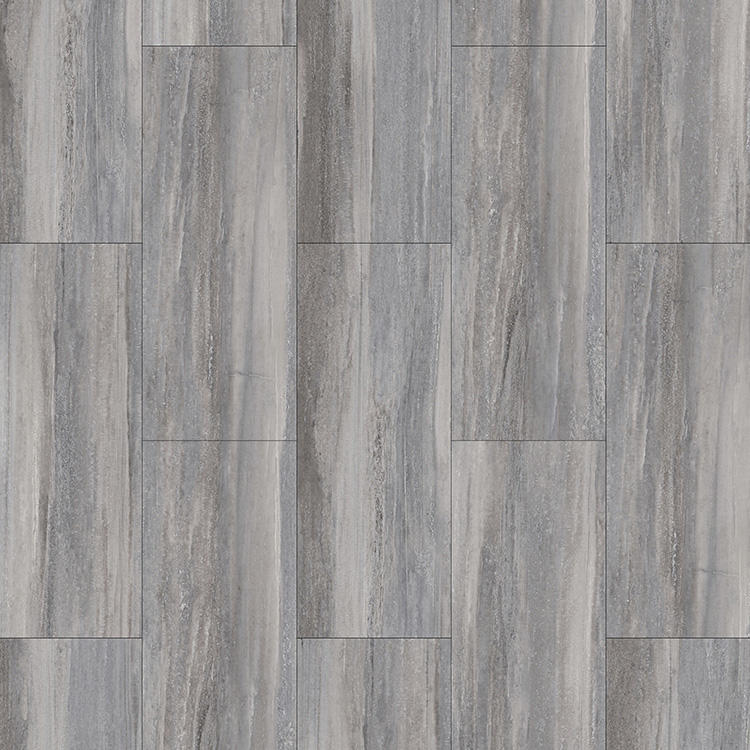 Waterproof Wear Resistant Indoor Flooring SPC Vinyl Tiles Adhesive Plain 3D Model Design