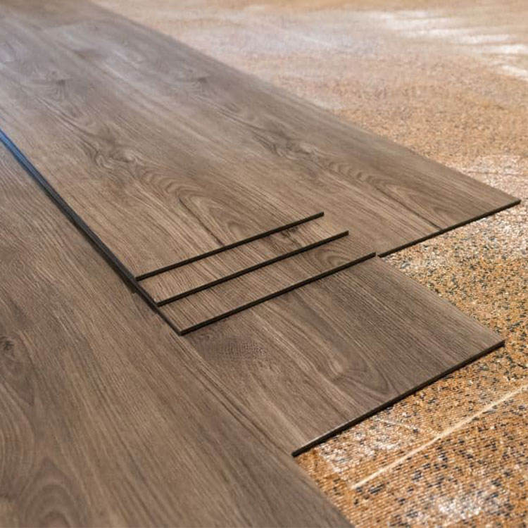 Commercial SPC Vinyl Flooring 5mm Waterproof Seamless Click Lock System for Hotel Apartment Bedroom Indoor Use Modern