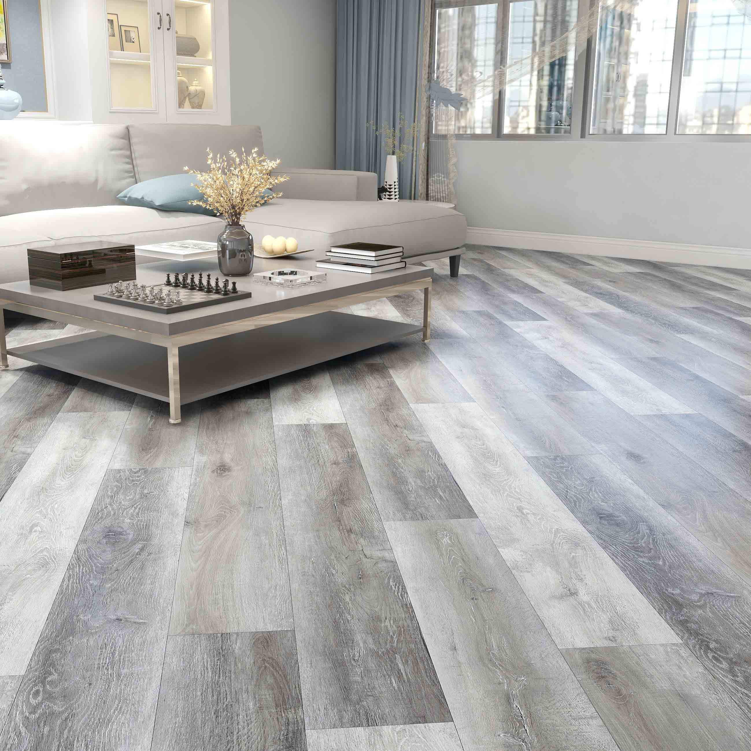Factory Direct 4mm 5mm 6mm SPC Flooring Interlocking Click Pieces Wear Resistant & Anti-Slip Indoor Vinyl 
