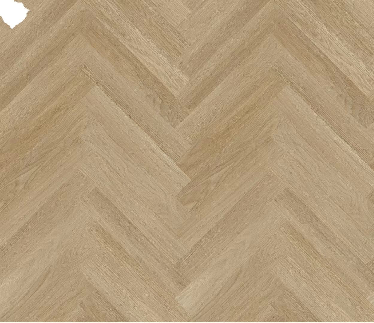 Anti-Scratch SPC Vinyl Flooring Wood Grain Herringbone Click Design 