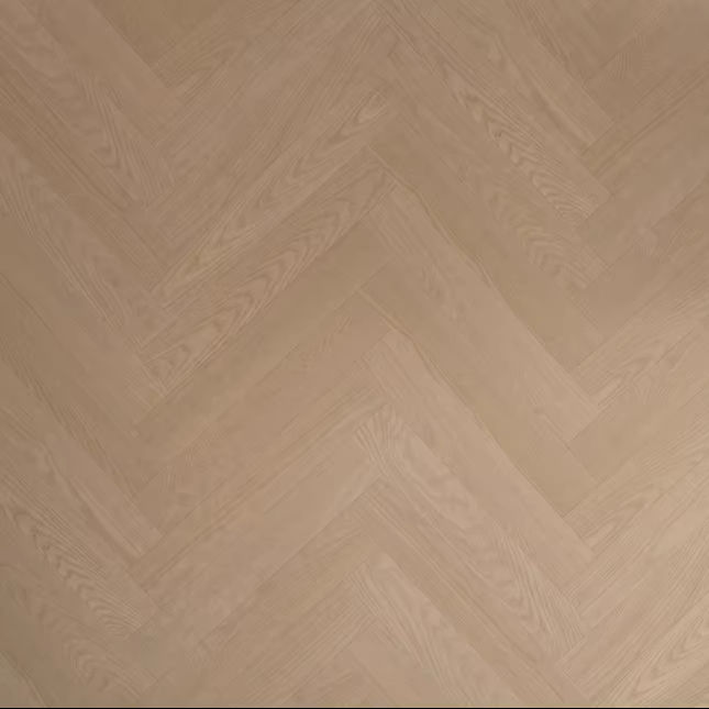 Anti-Scratch SPC Vinyl Flooring Wood Grain Herringbone Click Design 