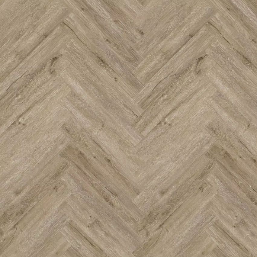  6mm Click Locking Fishbone Design Rigid Core SPC Hybrid Vinyl Flooring European Supermarket Home Office Anti-Slip