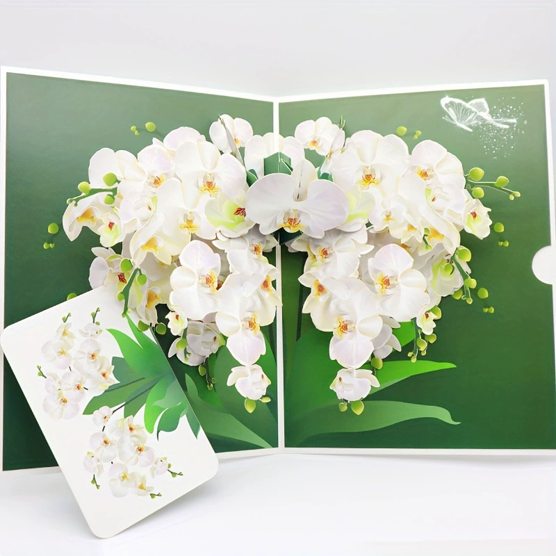 Creative White Phalaenopsis Orchid Stand