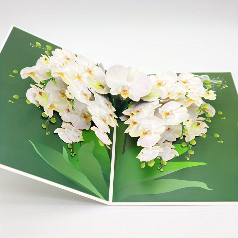 Creative White Phalaenopsis Orchid Stand