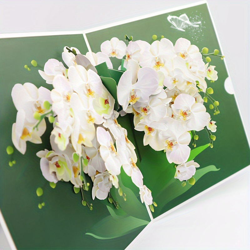 Creative White Phalaenopsis Orchid Stand
