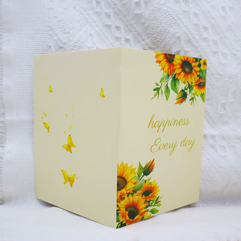 New Teacher's Day 3D Pop-Up Greeting Card Bouquet