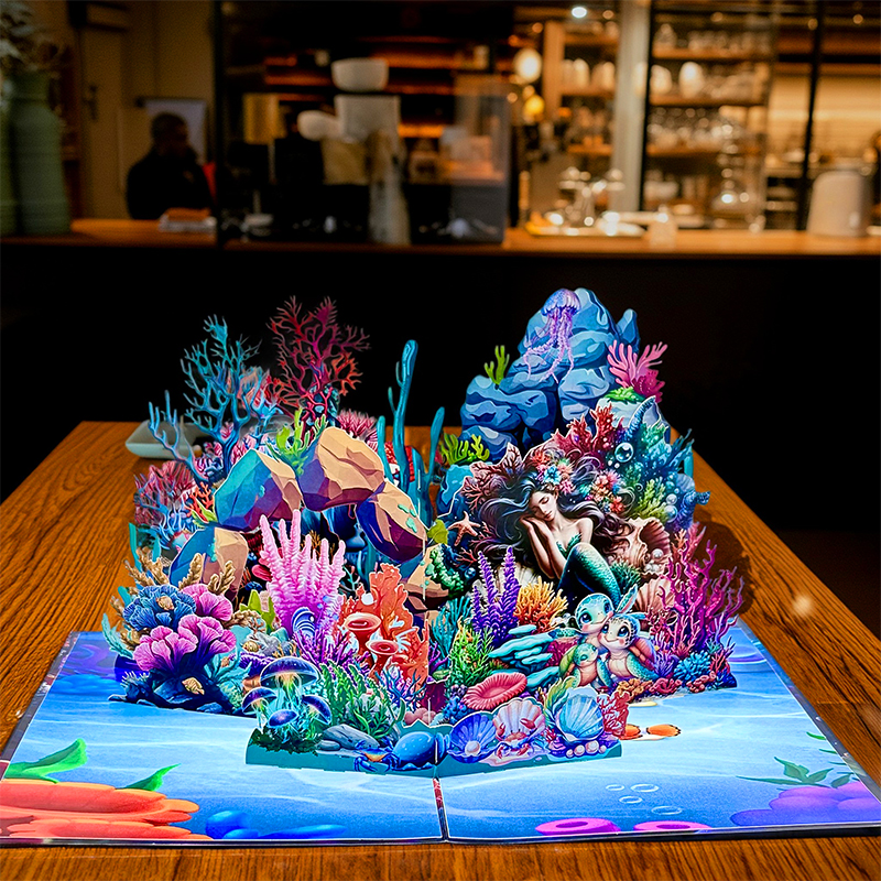 Underwater Wonderland Pop-Up Card