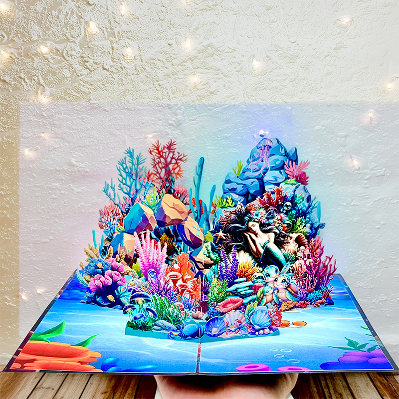Underwater Wonderland Pop-Up Card