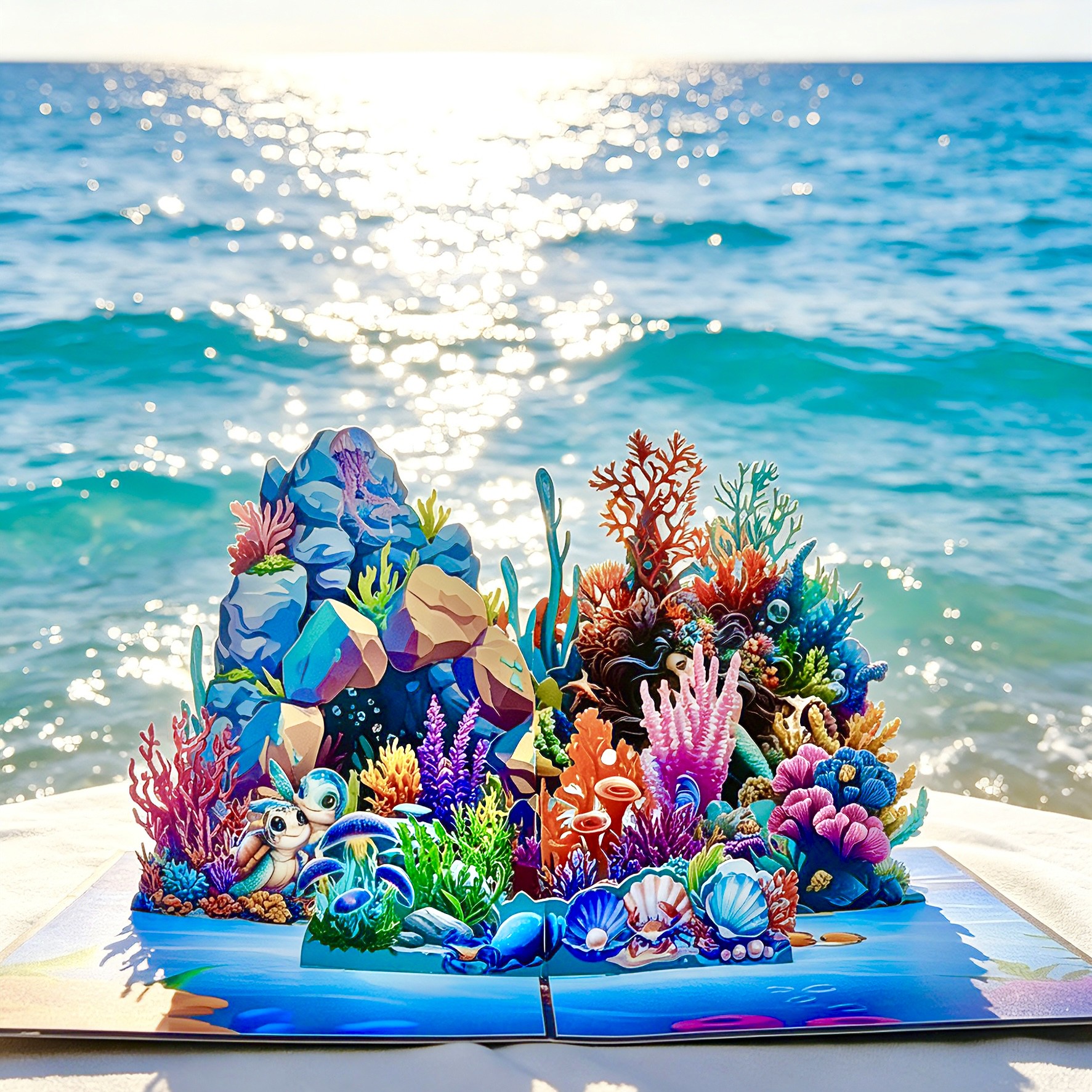 Underwater Wonderland Pop-Up Card