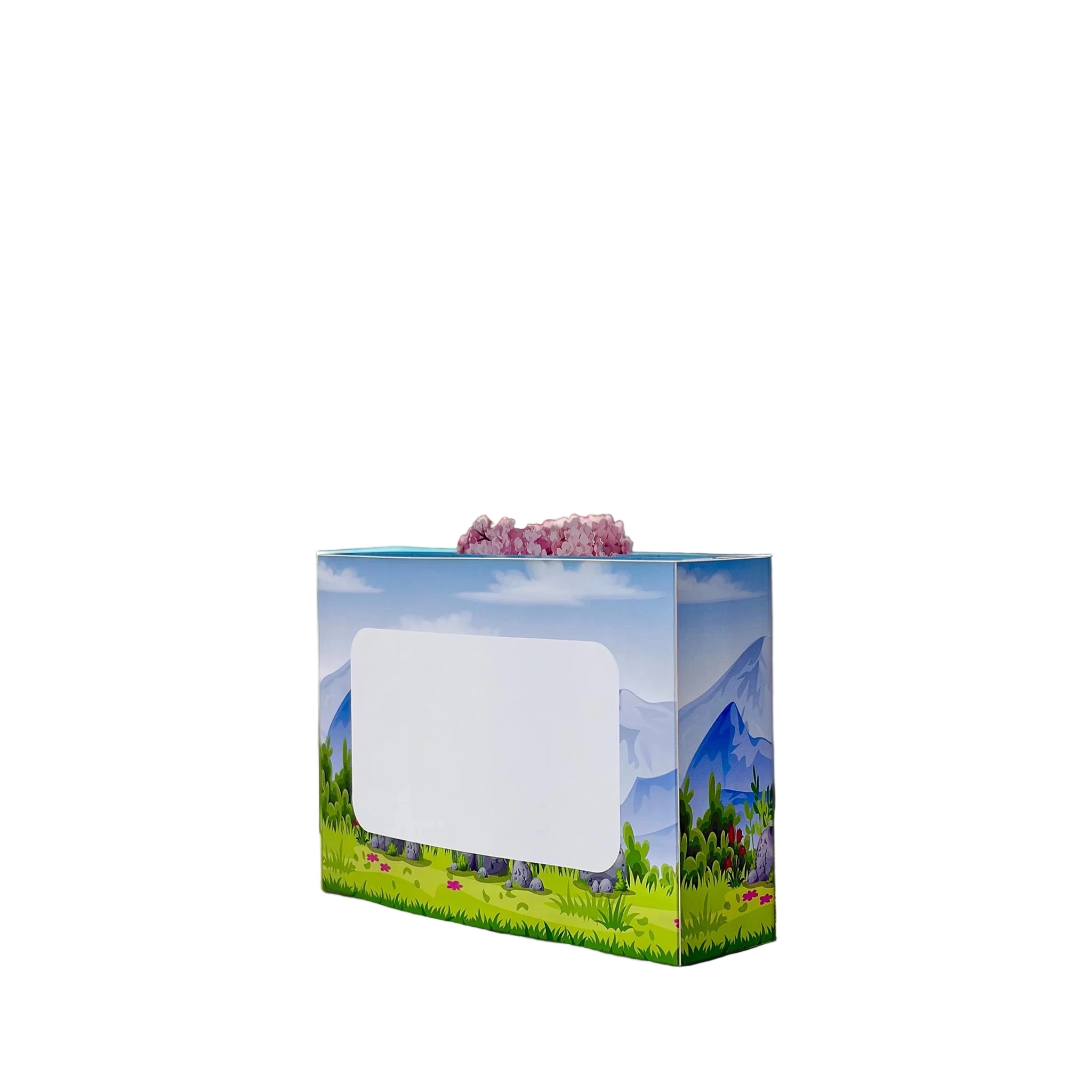 Box under the cherry blossom tree