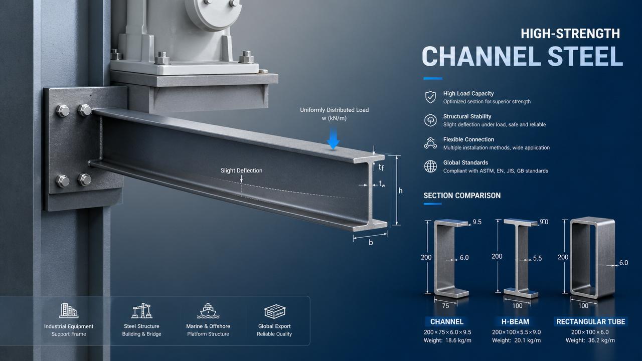 Channel steel load capacity is often overestimated