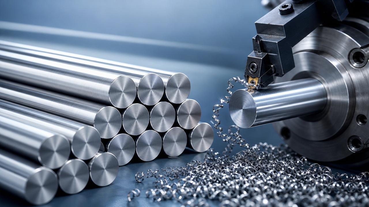 Round bars: what changes machining performance most?