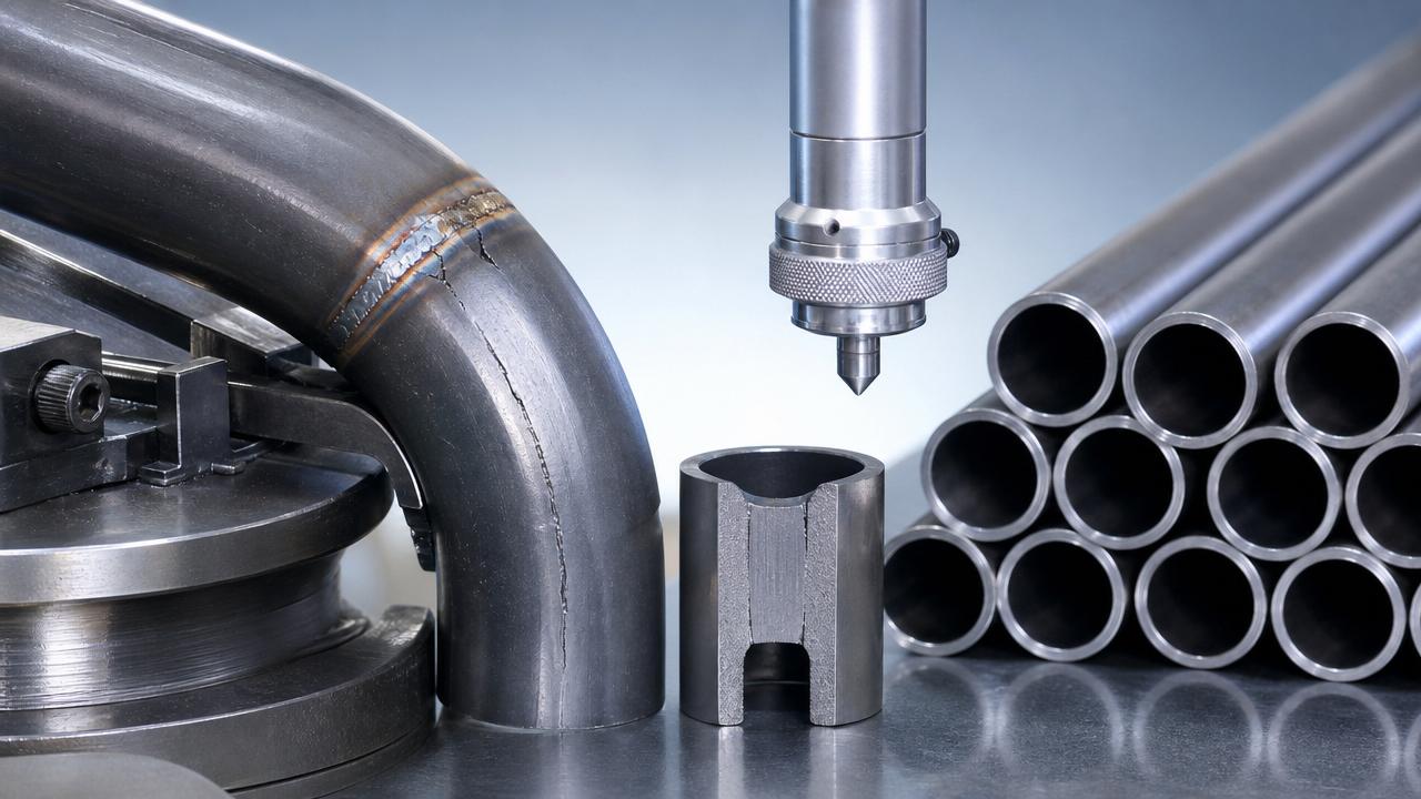 Why welded steel pipes crack at the seam during bending